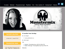 Tablet Screenshot of monstermix.dk